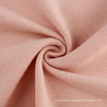Cotton Recycled Polyester Spandex Knit Single Jersey Fabric